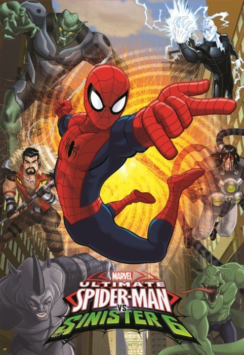 EDUCA Puzzle Spiderman Sinister 6, 500 dílků - obrázek 1