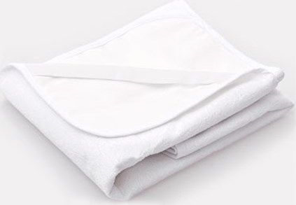Nepromokavá podložka do postýlky Sensillo 70x140 bílá - obrázek 2