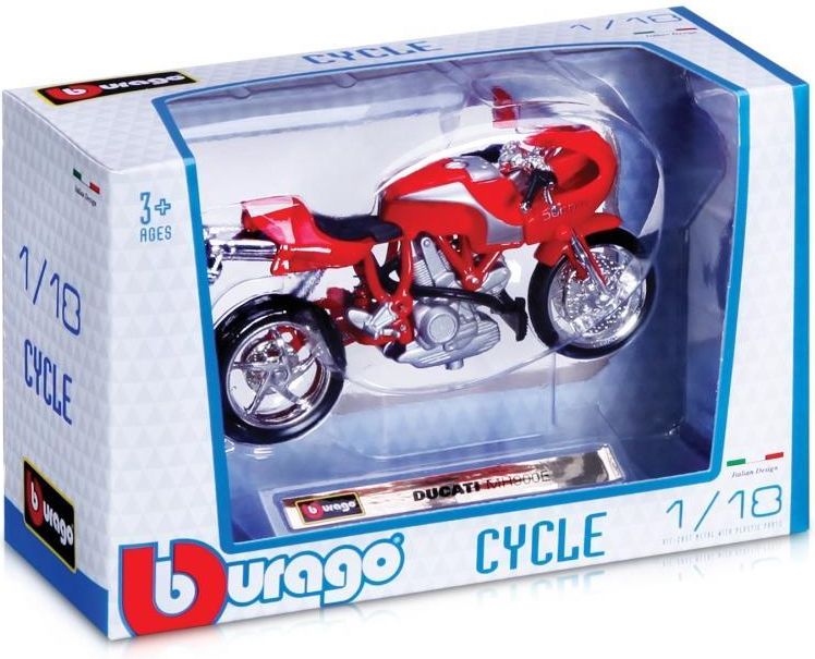Bburago Bburago Motocykl 1/18,WB+DISPENSE - obrázek 4