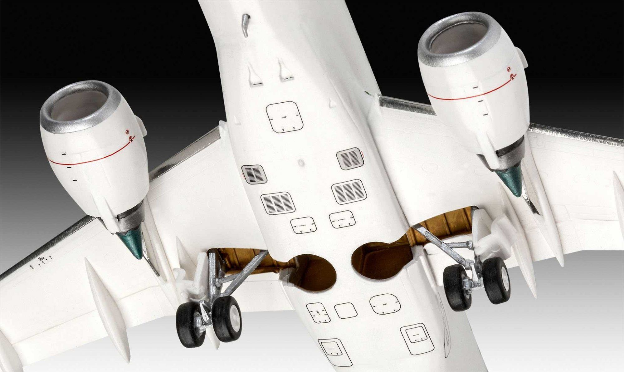 REVELL Plastic ModelKit letadlo 03883 - Embraer 190 Lufthansa New Livery (1:144) - obrázek 4