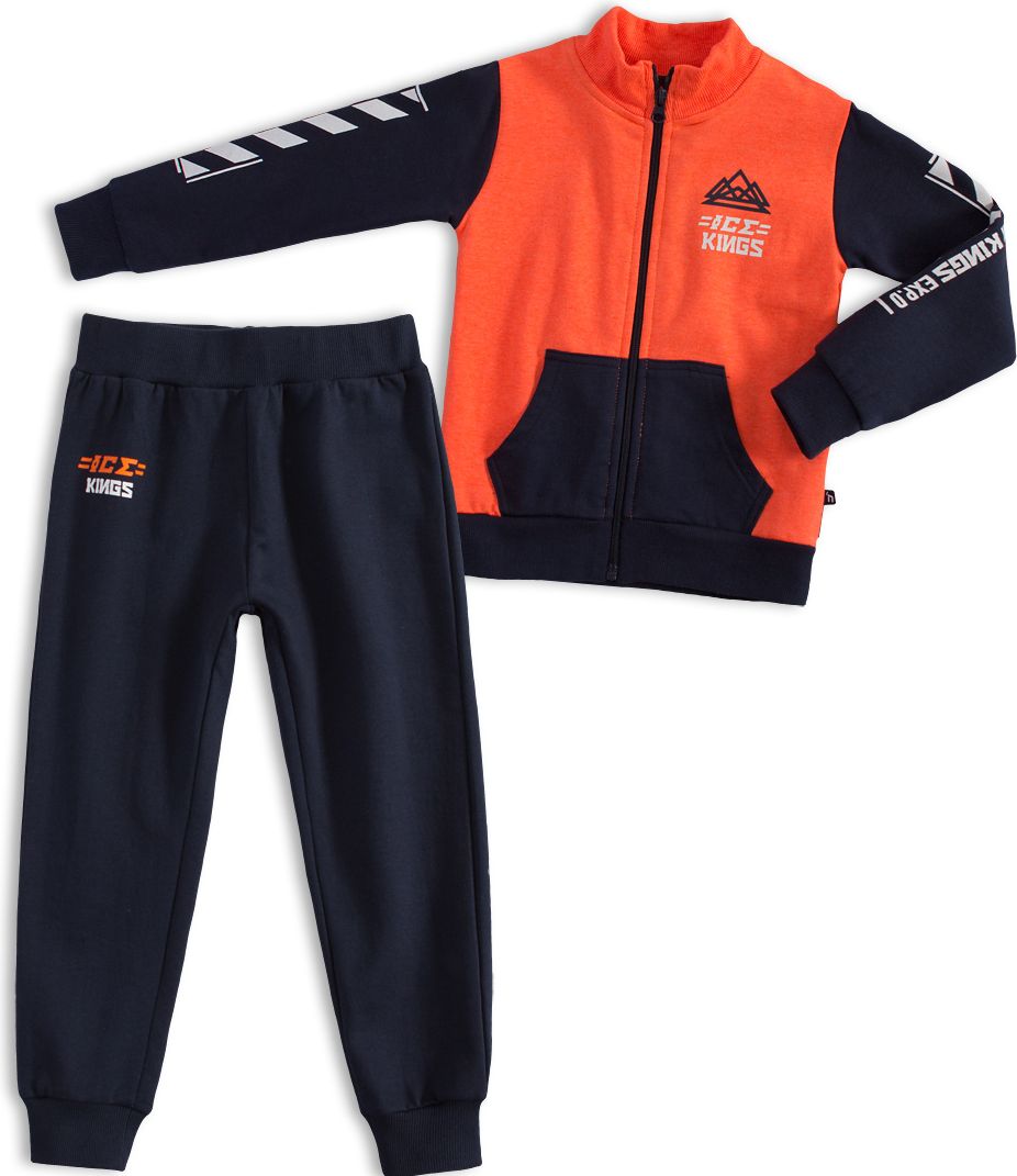 MIX NMATCH Chlapecká tepláková souprava Mix´nMATCH KINGS oranžová Velikost: 116 - obrázek 1