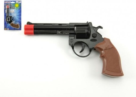 Pistole - Kapslovka kov 19cm 8 ran - obrázek 1