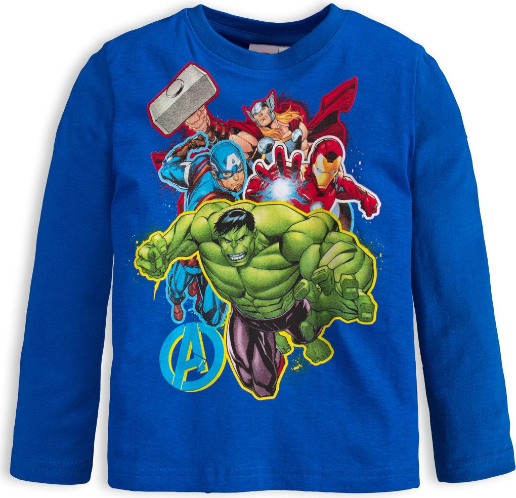 Chlapecké triko MARVEL AVENGERS HULK modré Velikost: 110 - obrázek 1