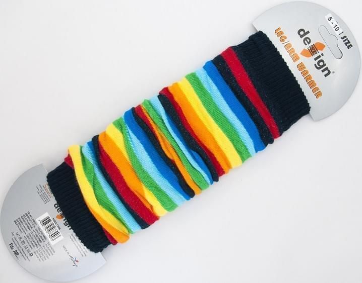 Design Socks dětské návleky na nožičky DUHA - obrázek 1