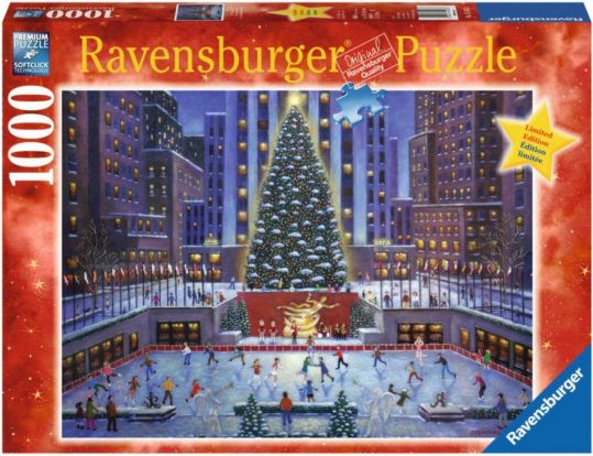 RAVENSBURGER Puzzle Rockefellerovo centrum o Vánocích 1000 dílků - obrázek 1