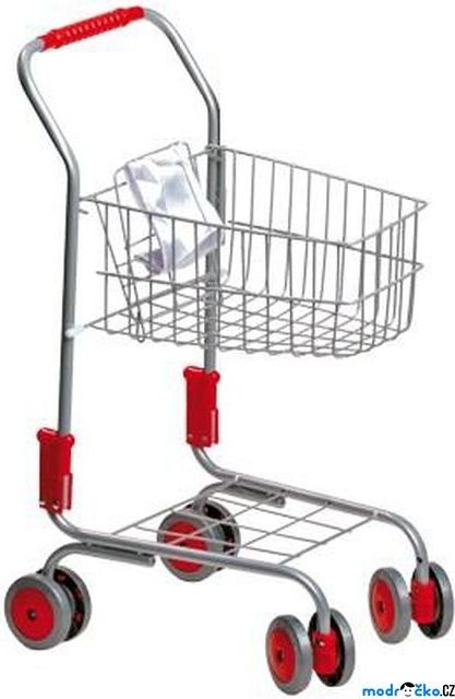 Prodejna - Nákupní vozík, Stříbrný (Legler) - obrázek 1