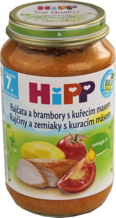HiPP JUNIOR BIO Rajč.a bramb.s kuř.m. 220g