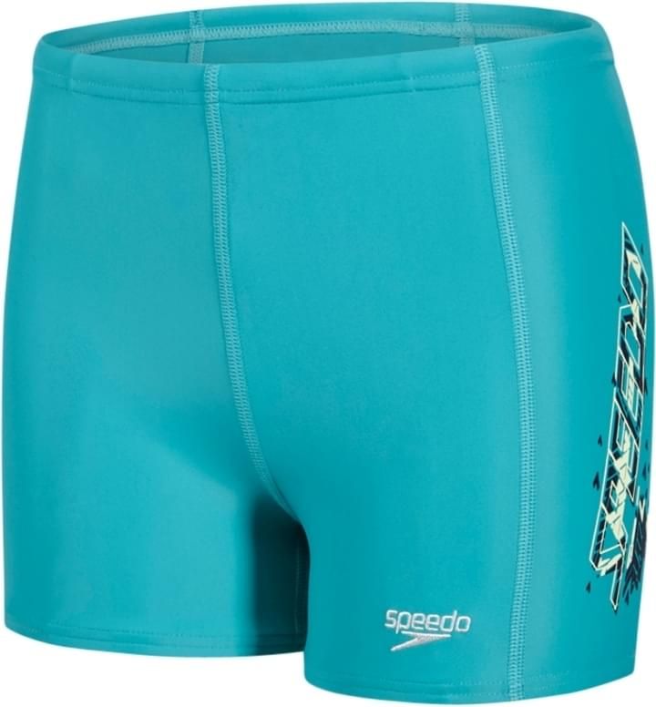 Chlapecké plavecké šortky Speedo Tri Bold Placement Panel Aquashort - jade/lemon sorbet/navy 164 - obrázek 1
