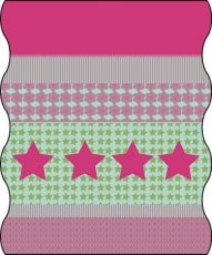 Lässig Nákrčník Twister kids fleece starlight magenta - obrázek 1