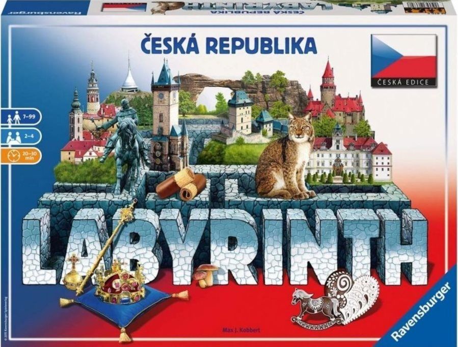Společenská hra Labyrint Česká republika, RAVENSBURGER - obrázek 1