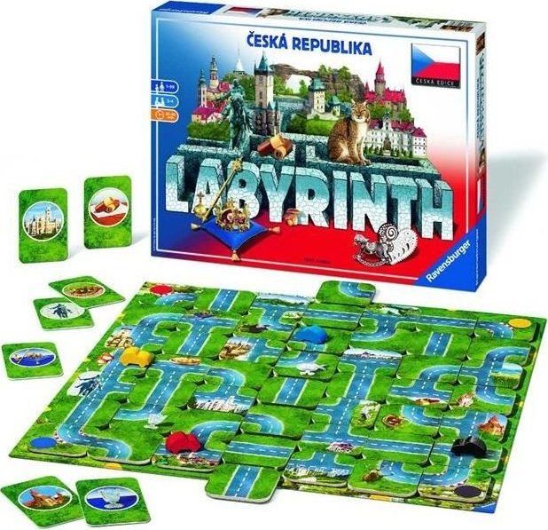 Společenská hra Labyrint Česká republika, RAVENSBURGER - obrázek 2