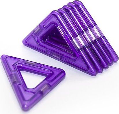 MAGFORMERS Pravoúhlý trojúhelníček 6 kusů ve fólii - obrázek 1
