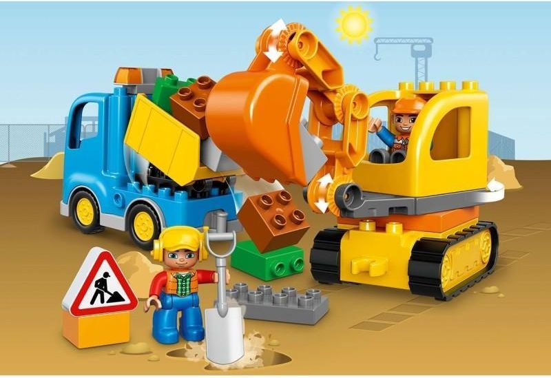 LEGO Duplo LEGO DUPLO Město 10812 Pásový bagr a náklaďák - obrázek 2