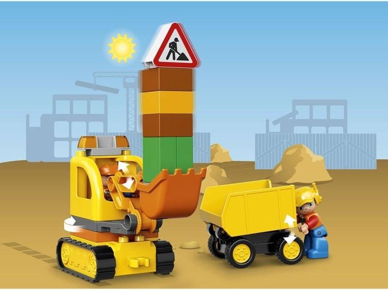 LEGO Duplo LEGO DUPLO Město 10812 Pásový bagr a náklaďák - obrázek 3