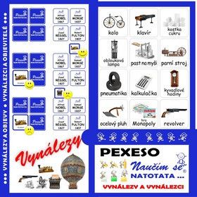 Pexeso Natotata Vynálezy a objevy - obrázek 1