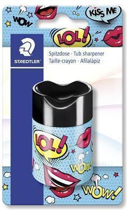 Ořezávátko Staedtler 88832 Comic, mix motivů, 1 otvor, se zásobníkem - obrázek 1