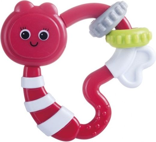 Kousátko Canpol babies pruhované zvířátko 56/141 červené - obrázek 1