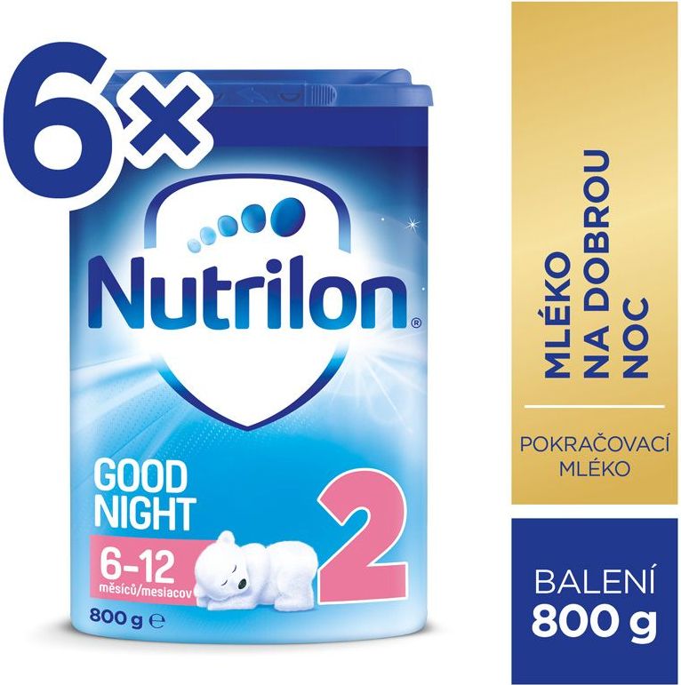 Nutrilon 2 Good Night 6x800 g - obrázek 4