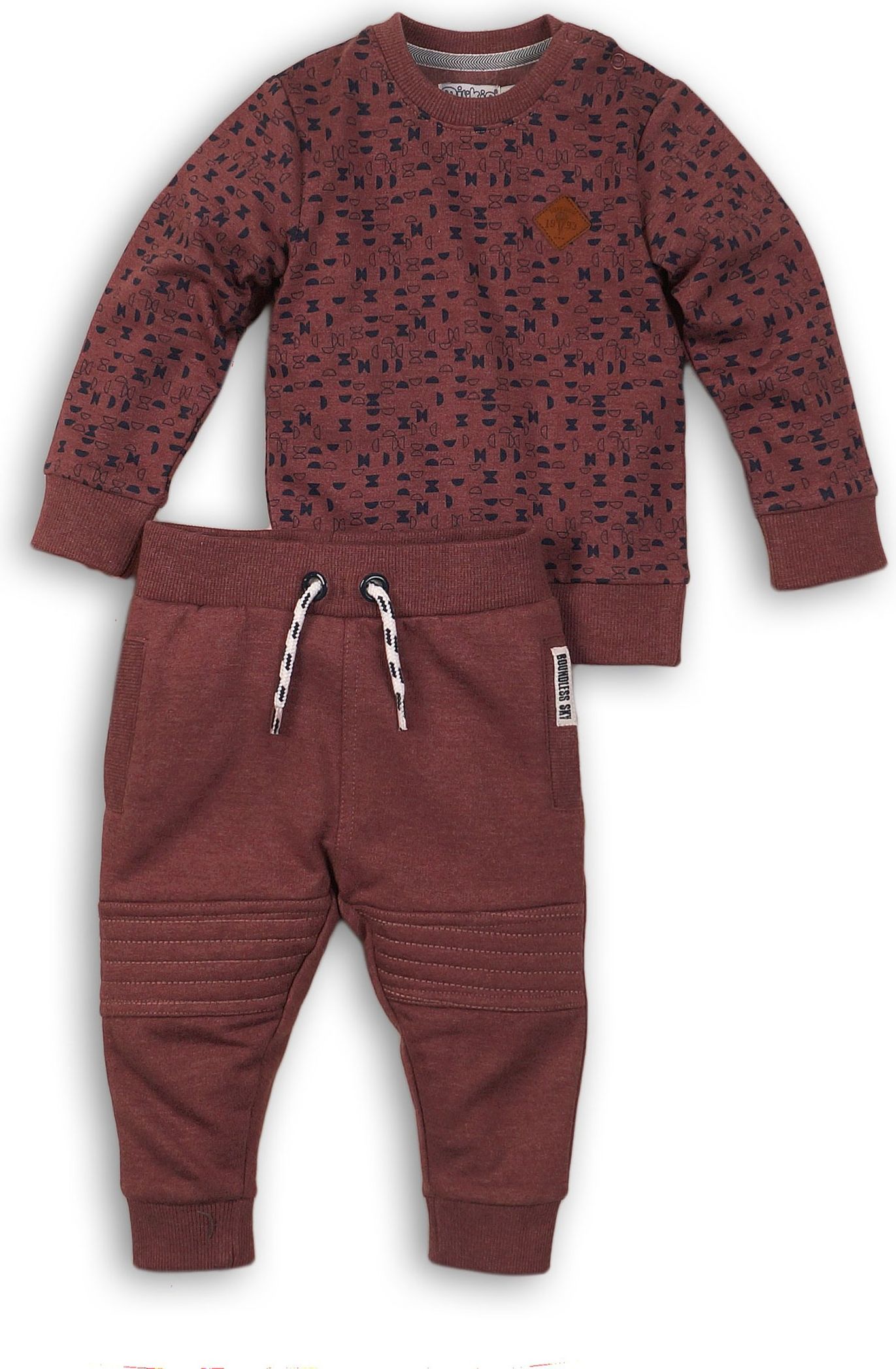DIRKJE Set 2-dílný B-AWESOME 86 Burgundy - obrázek 1