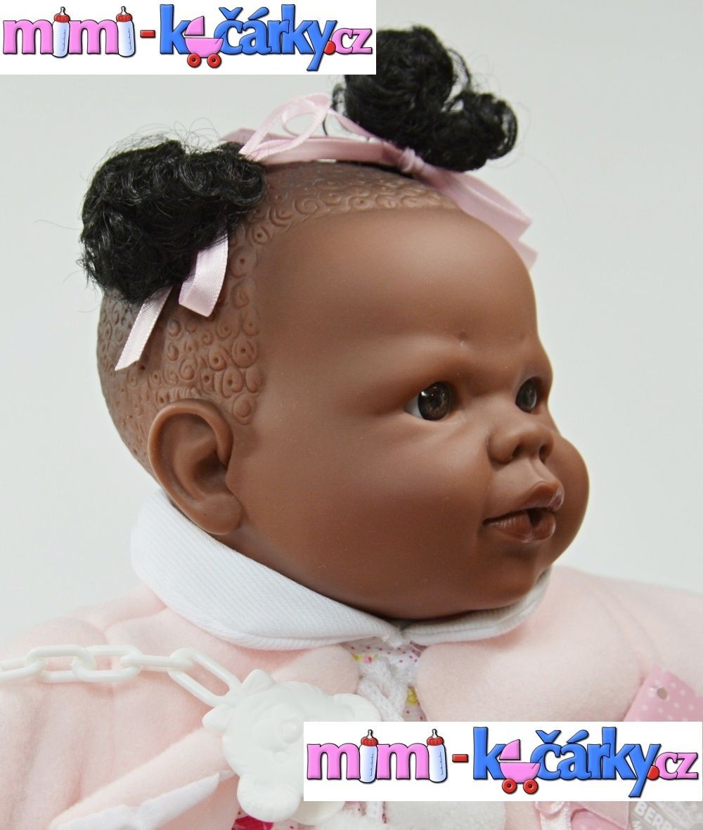 Mluvící panenka černoška Berbesa Alice 42 cm - obrázek 3