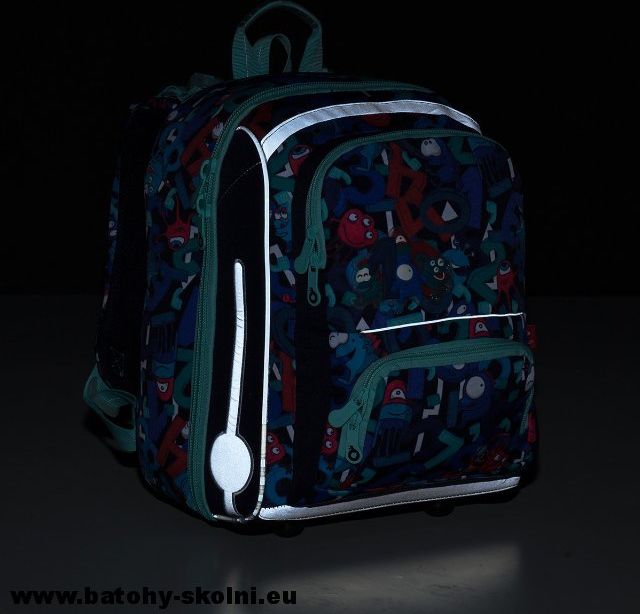 Školní aktovka Topgal Čísla 4 dílný BEBE 18003 Large - obrázek 12