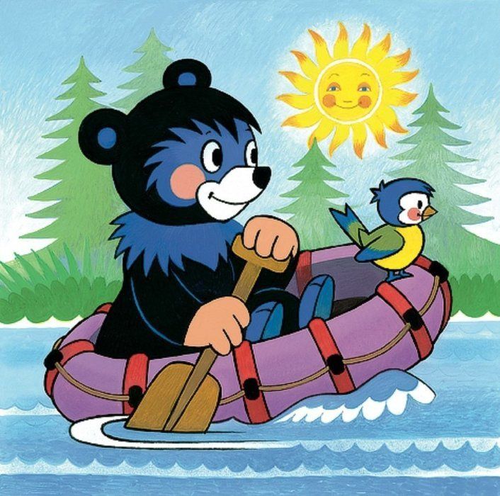 BINO Obrázkové kostky Medvídek Baribal, 9 kostek - obrázek 3
