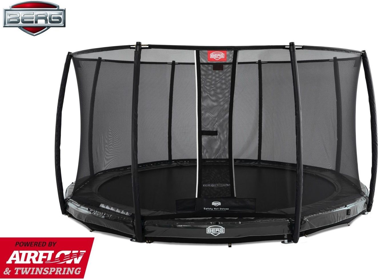 PROFI BERG Inground Elite GREY 380 cm + síť DELUXE + DOPRAVA ZDARMA - obrázek 1