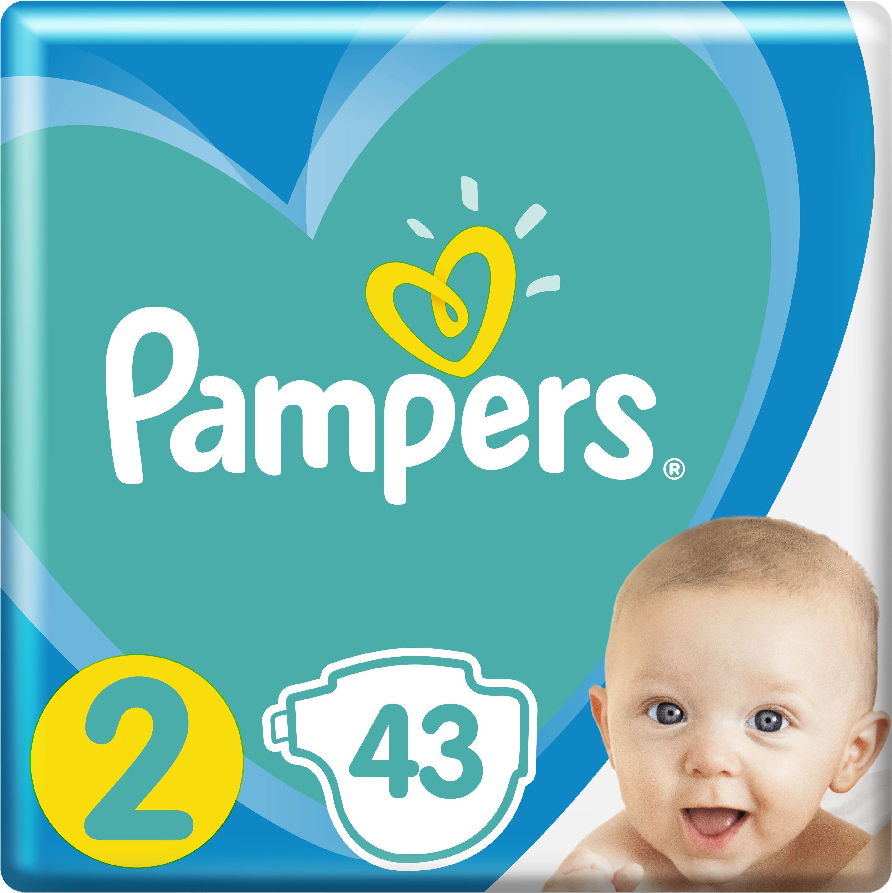 Pampers New Baby-Dry vel. 2 Mini dětské pleny 43 ks - obrázek 3
