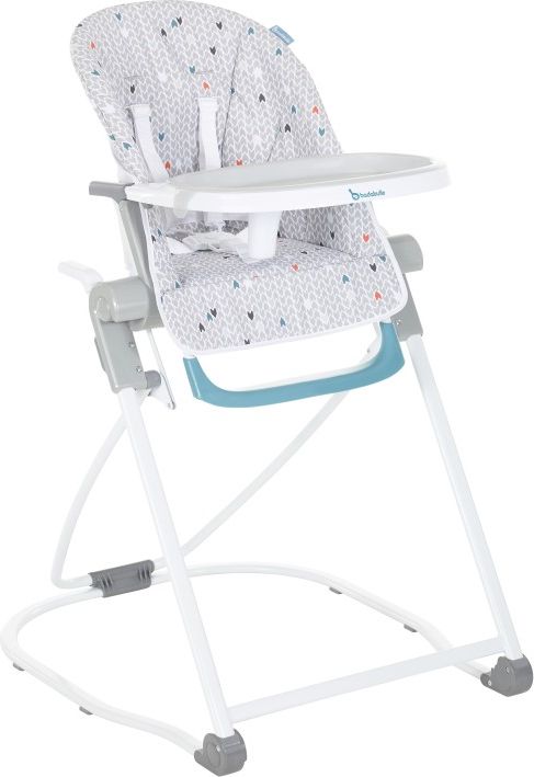 BADABULLE Jídelní židlička Compact Chair Grey - obrázek 1