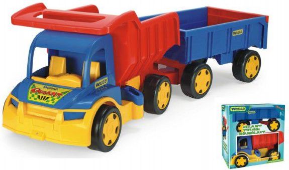 Wader Auto Gigant Truck sklápěč dětská vlečka plast 55cm - obrázek 1