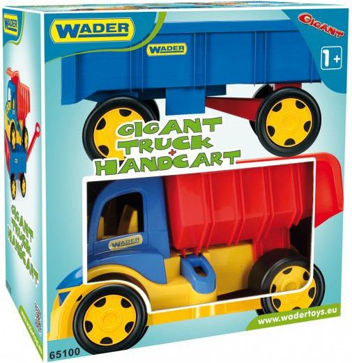 Wader Auto Gigant Truck sklápěč dětská vlečka plast 55cm - obrázek 3