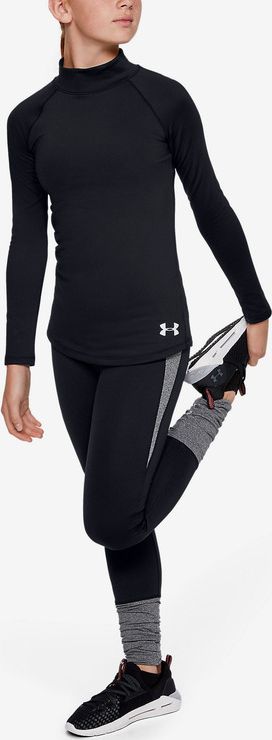 ColdGear® Triko dětské Under Armour | Černá | Dívčí | M - obrázek 4