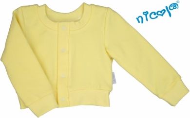 Kojenecké bolérko Lady - žluté, Velikost koj. oblečení 74 (6-9m) - obrázek 1