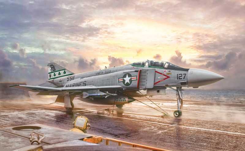 ITALERI Model Kit letadlo 2781 - F-4J Phantom II (1:48) - obrázek 6