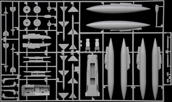 ITALERI Model Kit letadlo 2781 - F-4J Phantom II (1:48) - obrázek 8