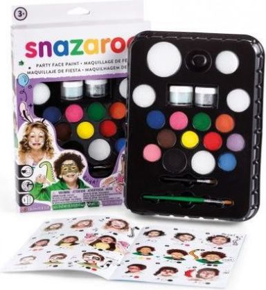 SNAZAROO Velká sada barev na obličej Party pack - obrázek 1