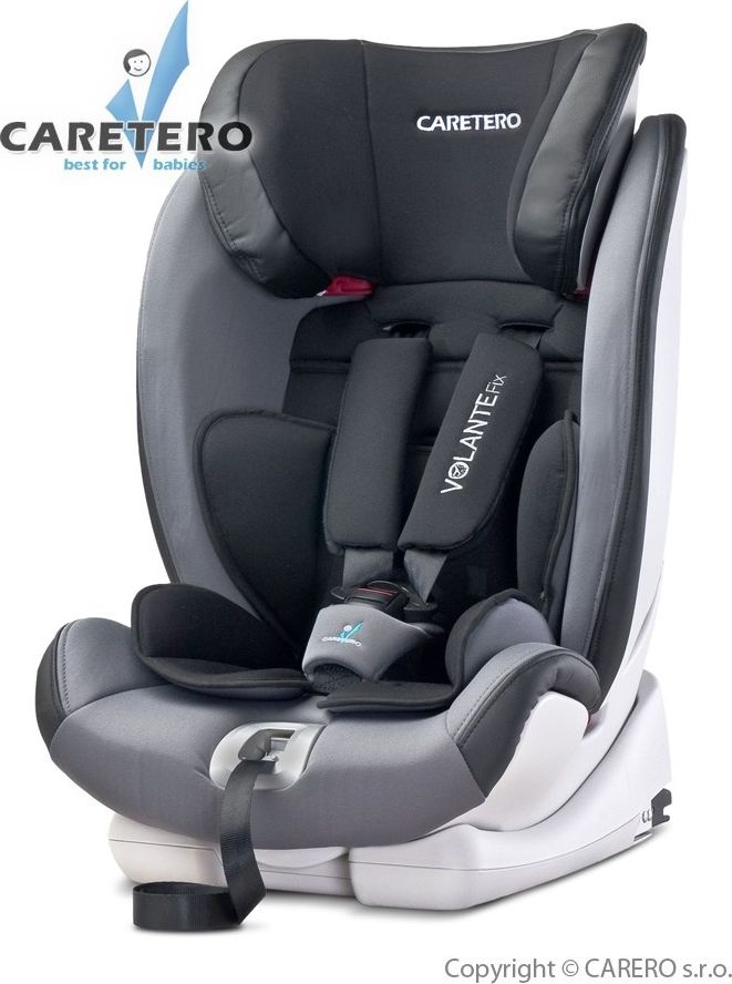 Autosedačka CARETERO Volante Fix grey 2016 - obrázek 1