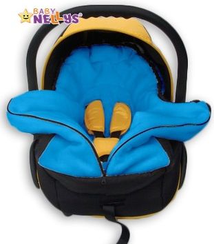 Baby Nellys Fusák nejen do autosedačky Baby Nellys ® POLAR - modrý medvídek - obrázek 7