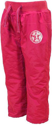 Pidilidi kalhoty sportovní s fleezovou podšívkou růžová 152 - obrázek 1
