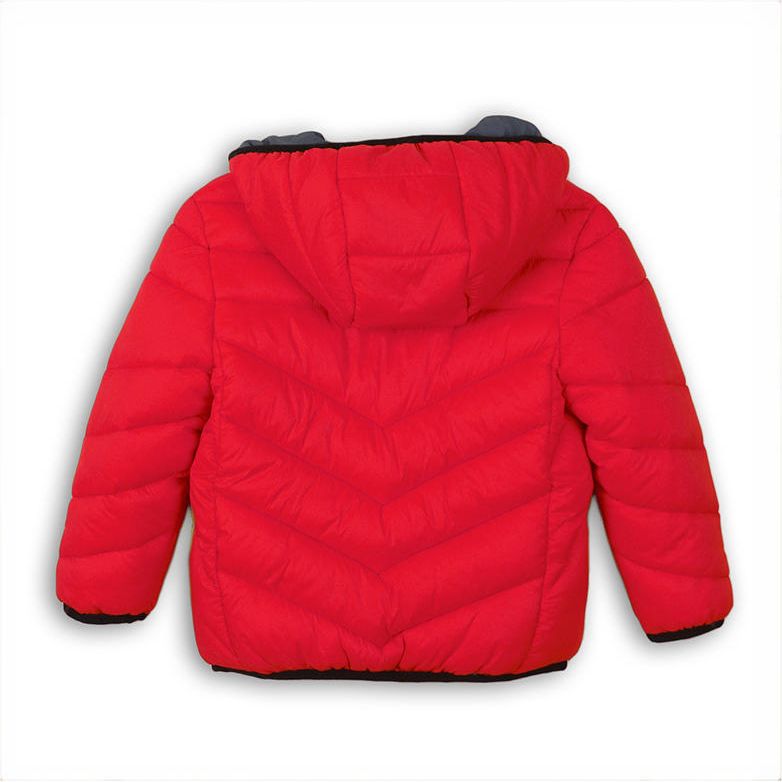 Minoti Bunda chlapecká Puffa červená 122/128 - obrázek 3