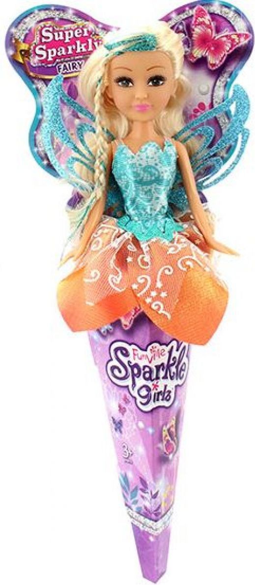 Funville Víla v kornoutu Sparkle Girlz oranžová sukně - obrázek 1
