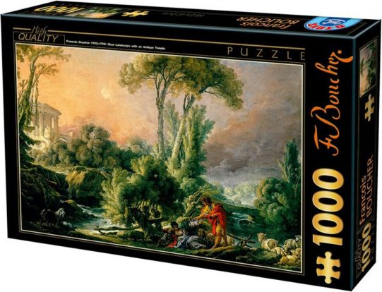 D-TOYS Puzzle Krajina u Beauvais 1000 dílků - obrázek 1