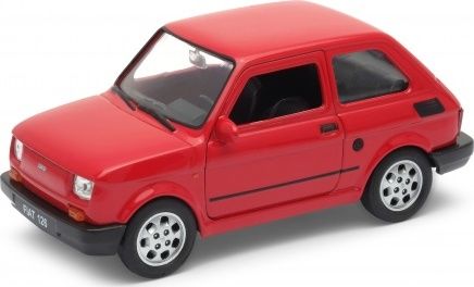 Welly - Fiat 126 model 1:34 červený - obrázek 1
