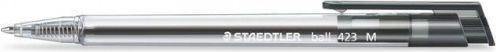 Kuličkové pero "Ball 423 F", 0,5 mm, černá, STAEDTLER - obrázek 1