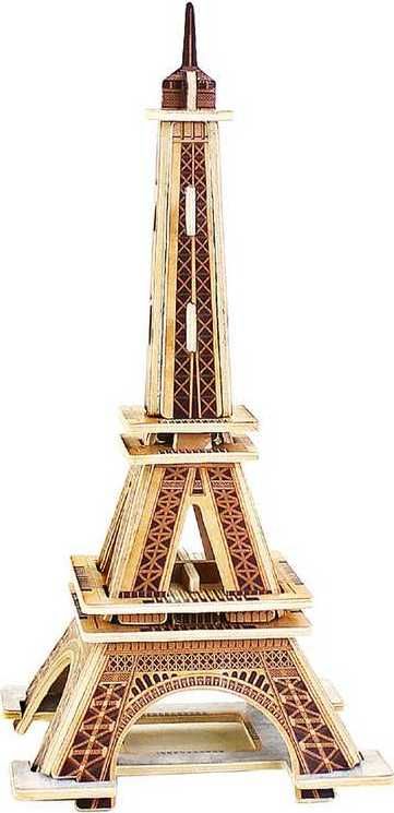 ROBOTIME 3D puzzle Eiffelova věž barevná 22 dílků - obrázek 1