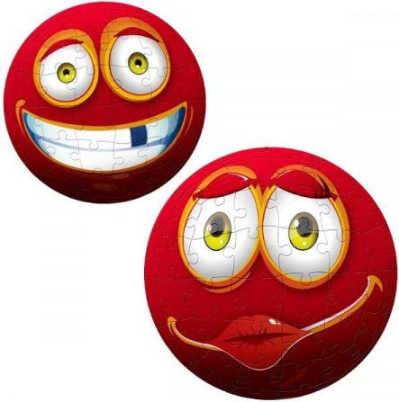 TREFL Puzzleball Červený obličej 96 dílků - obrázek 1