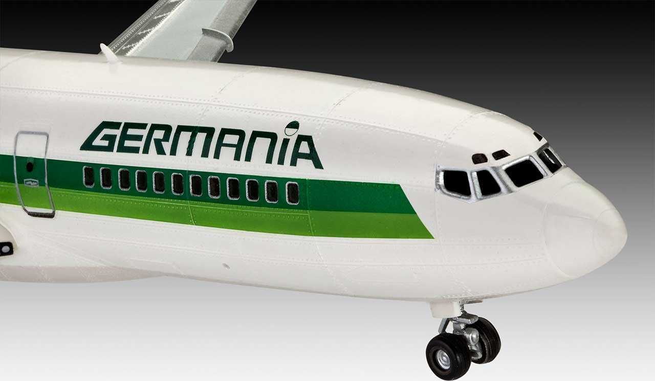 REVELL ModelSet letadlo 63946 - Boeing 727-100 GERMANIA (1:144) - obrázek 6