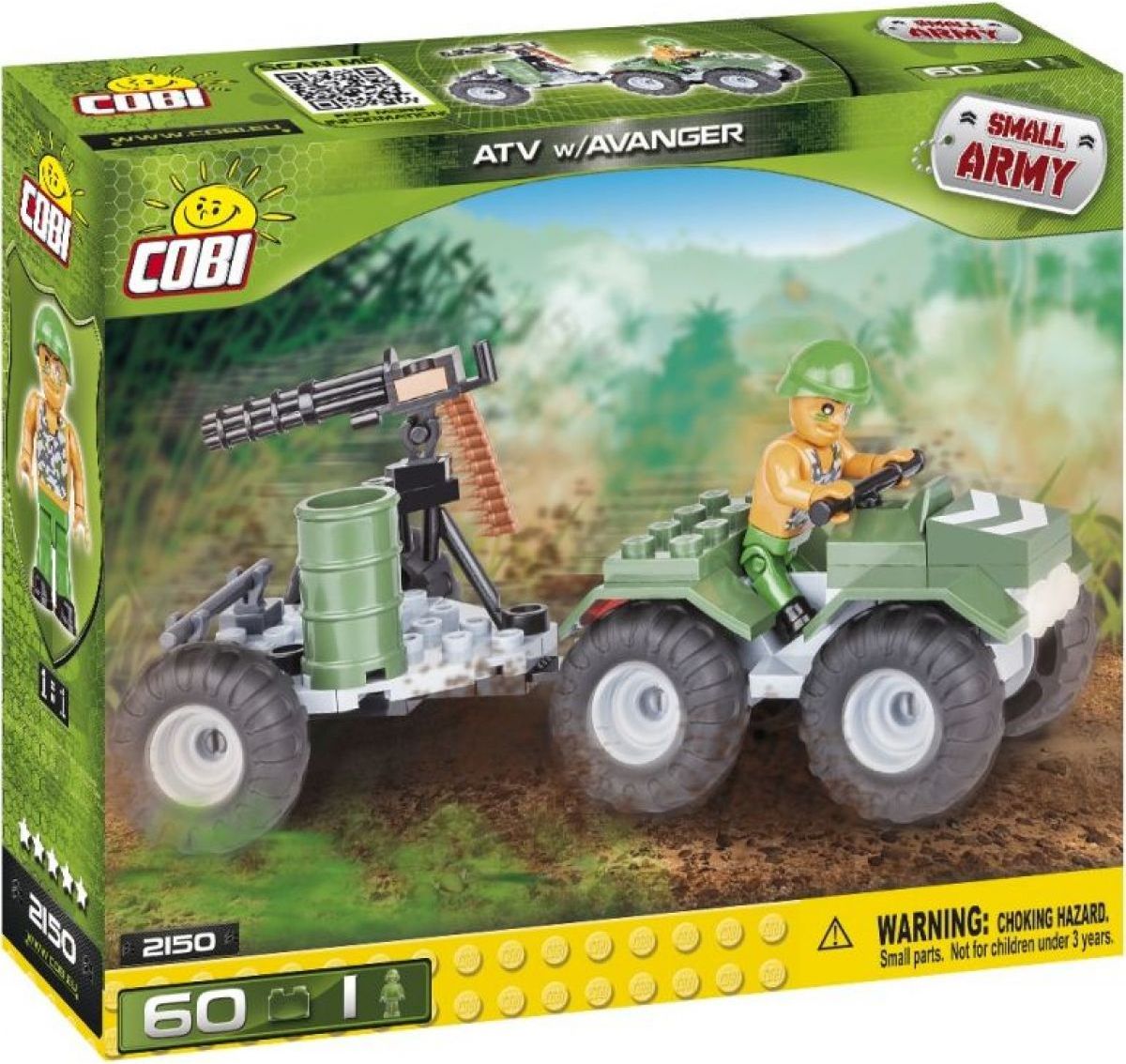 Cobi Malá armáda 2150 ATV s avangerem - obrázek 1