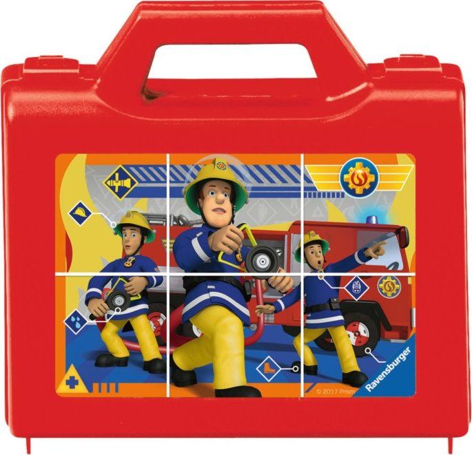 RAVENSBURGER Obrázkové kostky Požárník Sam, 6 kostek - obrázek 1