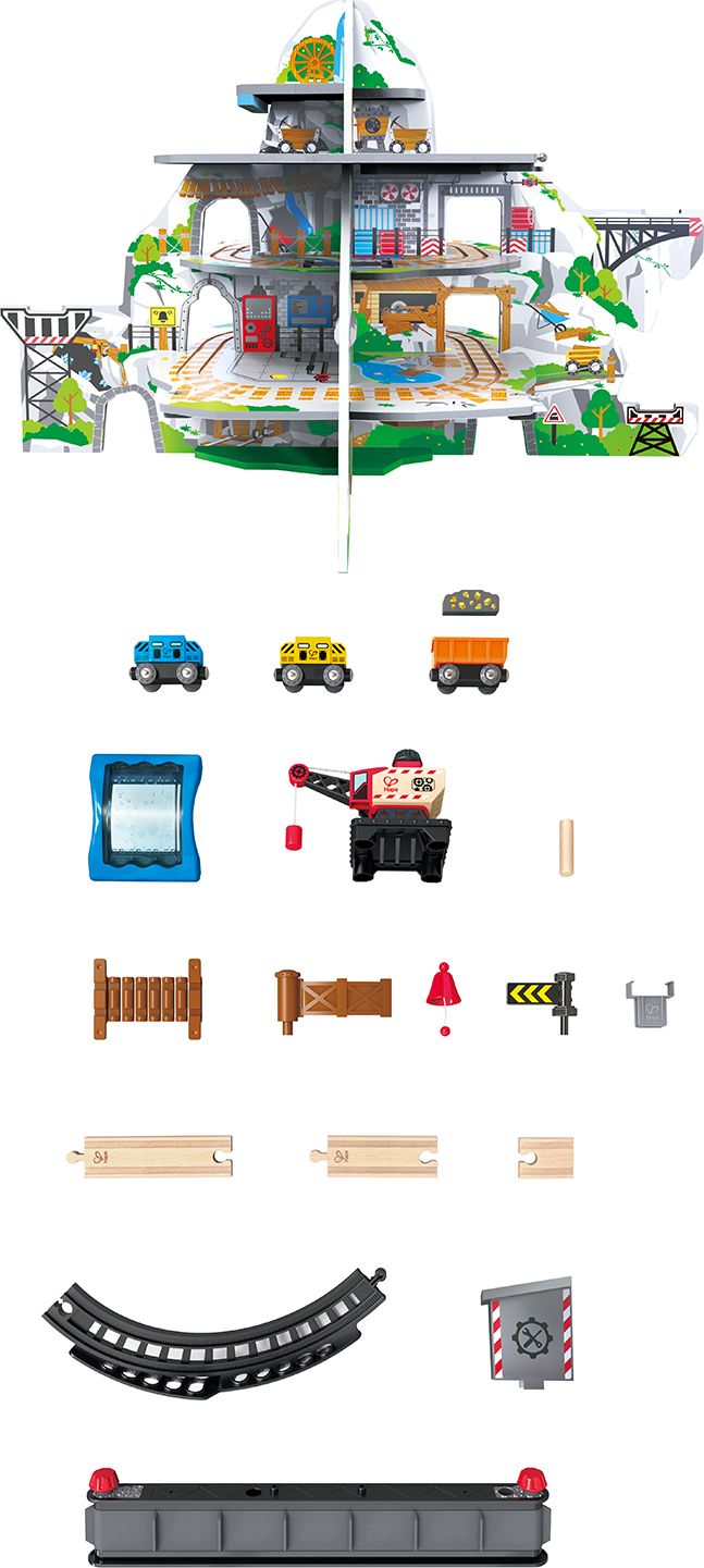 HAPE Vláčkodráha Horský důl, 32 dílků - obrázek 8